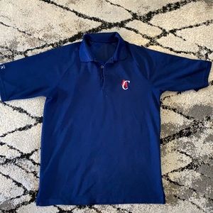 Antigua Los Angeles Clippers blue polo shirt